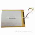 Li-ion Polymer Battery, 2,500mAh Capacity, 3.7V Voltage, OEM and ODM Orders Welcomed